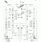 Z1000 (ZR1000-B7F) Передняя вилка
