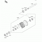 KX450F (KX450-D7F) Переднее колесо