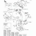 Vulcan 900 Classic (VN900-B8F) Fuel tank(b8f-baf)