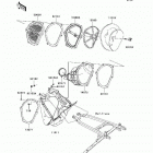 KX250F (KX250-T8F) Воздухозаборник