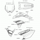 KX250F (KX250-T8F) Наклейки