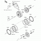 KX450F (KX450-D7F) Сцепление