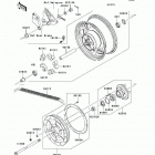 Vulcan 2000 (VN2000-G8F) Заднее колесо и цепь