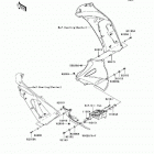 Ninja 650R (EX650-A6F) Обтекатель нижний