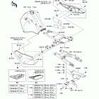 KLR650 (KL650-EAF) Боковые обтекатели