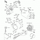 Vulcan 1500 Classic (VN1500-N8F) Масляный и водяной насос. фильтр масленый