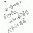 KX450F (KX450-D7F) Трансмиссия