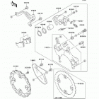 KX450F (KX450-D8F) Задний тормоз