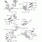 Ninja ZX-14 (ZX1400-A7FA) Подножки