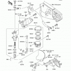 Ninja ZX-10R (ZX1000-D7FA) Rear master cylinder(d7f / d7fa)