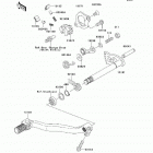 KX250F (KX250-T7F) Механизм переключения передач