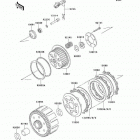 KLX250S (KLX250-H7F) Сцепление