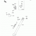 KLR650 (KL650-A7F) Подножка