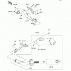 KX450F (KX450-D7F) Глушитель