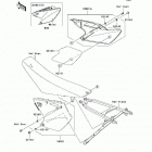 KX250F (KX250-T7F) Боковые обтекатели