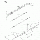 Ninja ZX-14 (ZX1400-A7FA) Тросы управления