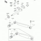 KLR650 (KL650-A7F) Механизм переключения передач