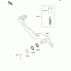 KLX300R (KLX300-A10) Педаль тормоза