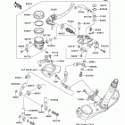 Ninja ZX-14 (ZX1400-A7FA) Главный тормозной цилиндр,передний