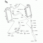KX450F (KX450-D7F) Патрубки охлаждения