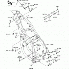 KX250 (KX250-R7F) Рама ,крепежные детали