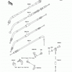 KLR650 (KL650-A7F) Тросы управления