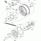 Vulcan 2000 Classic (VN2000-E6F) Заднее колесо и цепь