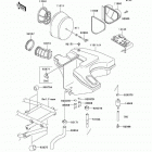 KLR650 (KL650-A7F) Воздухозаборник