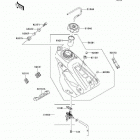 KX250F (KX250-T7F) Топливный бак