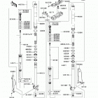 KX250F (KX250-T7F) Передняя вилка