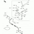 KLR650 (KL650-A7F) Главный тормозной цилиндр,передний