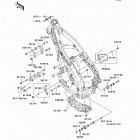 KX250F (KX250-T7F) Рама ,крепежные детали