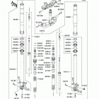 Ninja ZX-6RR (ZX600-N6F) Передняя вилка