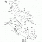 Vulcan 800 Drifter (VN800-E6F) Глушитель