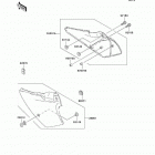 KDX200 (KDX200-H10) Боковые обтекатели