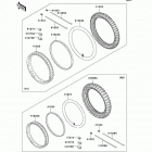 KLR650 (KL650-A7F) Колеса,покрышки