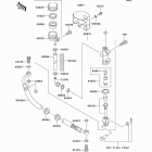 Vulcan 800 Drifter (VN800-E6F) Задний торм цилиндр