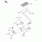 Vulcan 800 Drifter (VN800-E2) Педаль тормоза