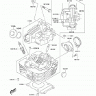 KLX125 (KLX125-A2) Головка цилиндра