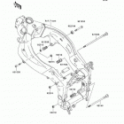Ninja ZX-6RR (ZX600-N6F) Крепление двигателя