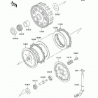 Vulcan 800 Drifter (VN800-E2) Сцепление