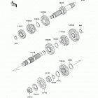 KX450F (KX450-D6F) Трансмиссия
