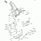 KDX200 (KDX200-H6) Крепление двигателя