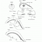 Vulcan 800 Drifter (VN800-E6F) Наклейки