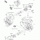 KX450F (European) (KX450-D6F) Масляный насос