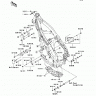 KX250F (KX250-T6F) Рама ,крепежные детали