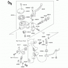 Vulcan 800 Drifter (VN800-E6F) Главный тормозной цилиндр,передний
