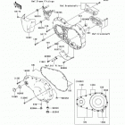 Vulcan 2000 Limited (VN2000-D6F) Левая крышка двигателя