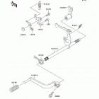KLX110 (KLX110-A2) Механизм переключения передач