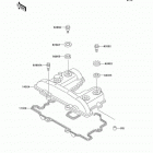 KLR250 (KL250-D17) Крышка головки цилиндров